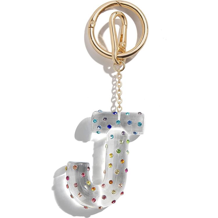 Minibar by BaubleBar - Confetti Initial Bag Charm - J - Trend Accessories