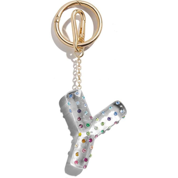 Minibar by BaubleBar - Confetti Initial Bag Charm - Y - Trend Accessories