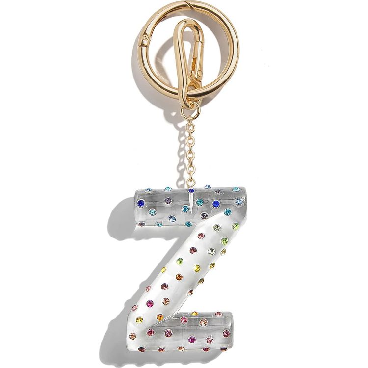Minibar by BaubleBar - Confetti Initial Bag Charm - Z - Trend Accessories