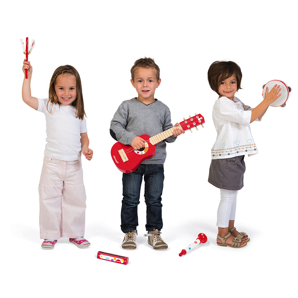 Janod - Confetti "Live Music" Instrument Set - Music