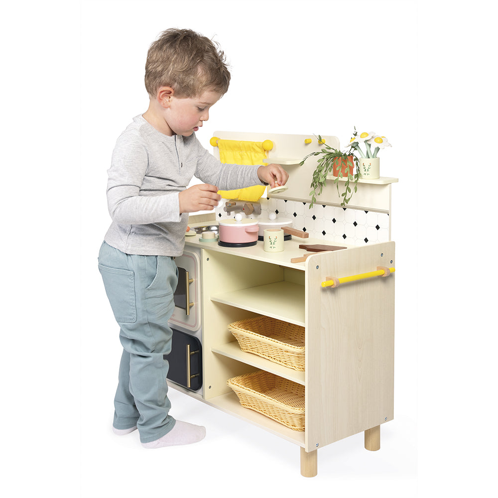 Janod - Cottage Chic Big Cooker Kitchen - Preschool