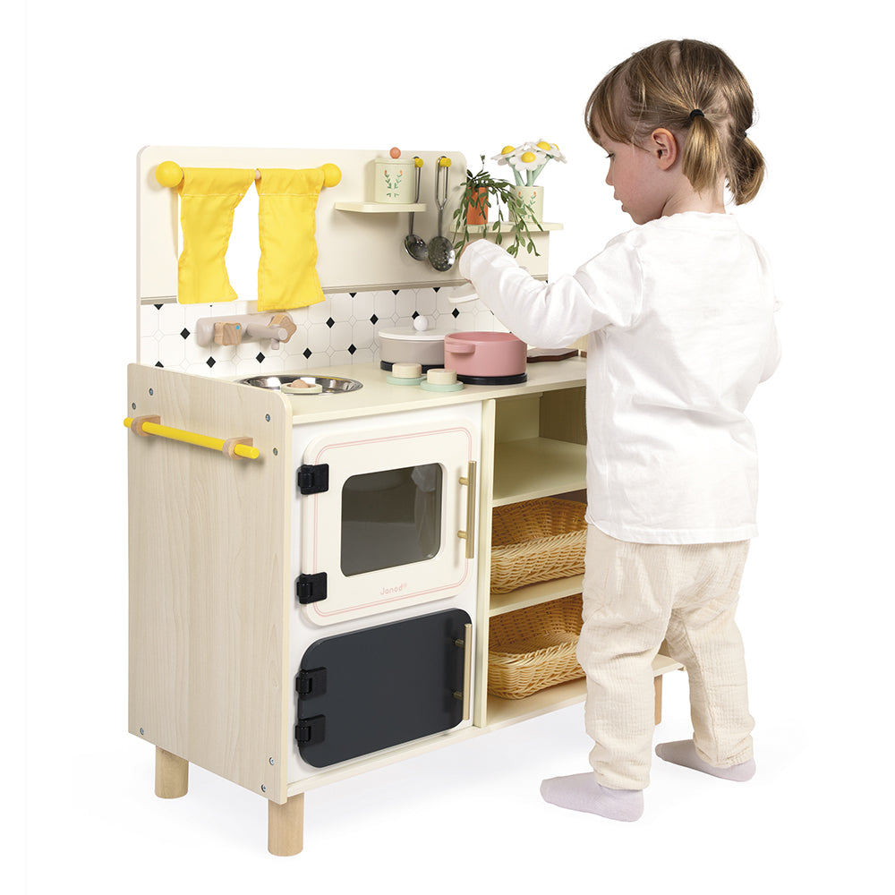 Janod - Cottage Chic Big Cooker Kitchen - Preschool