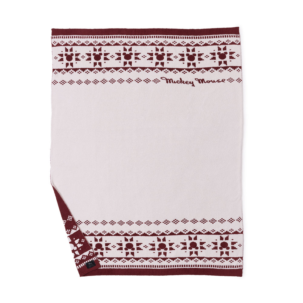 Barefoot Dreams - CozyChic Disney Mickey Fair Isle Throw - Trend Accessories