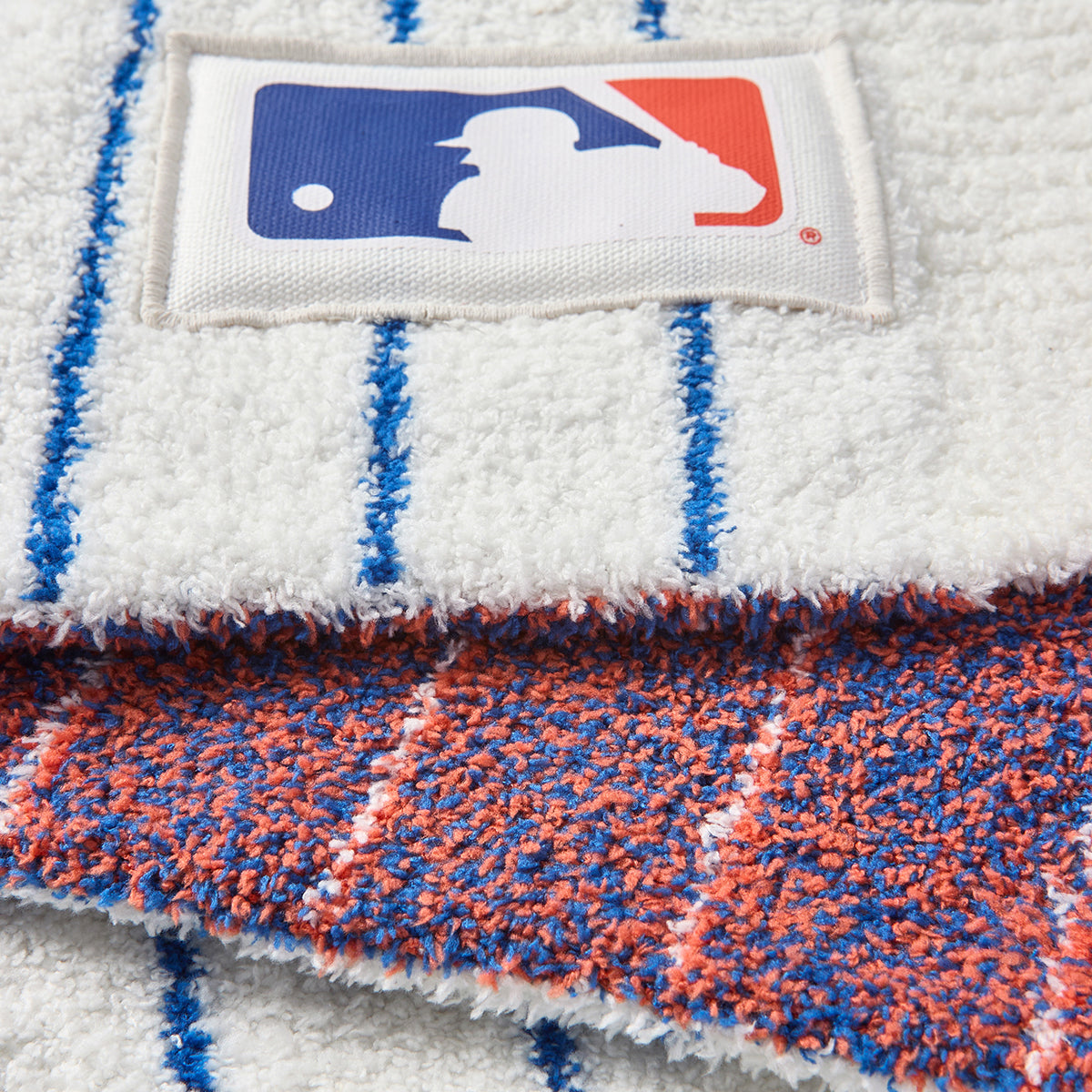 Barefoot Dreams - CozyChic New York Mets Stroller Blanket - 30"x40" - Trend Accessories