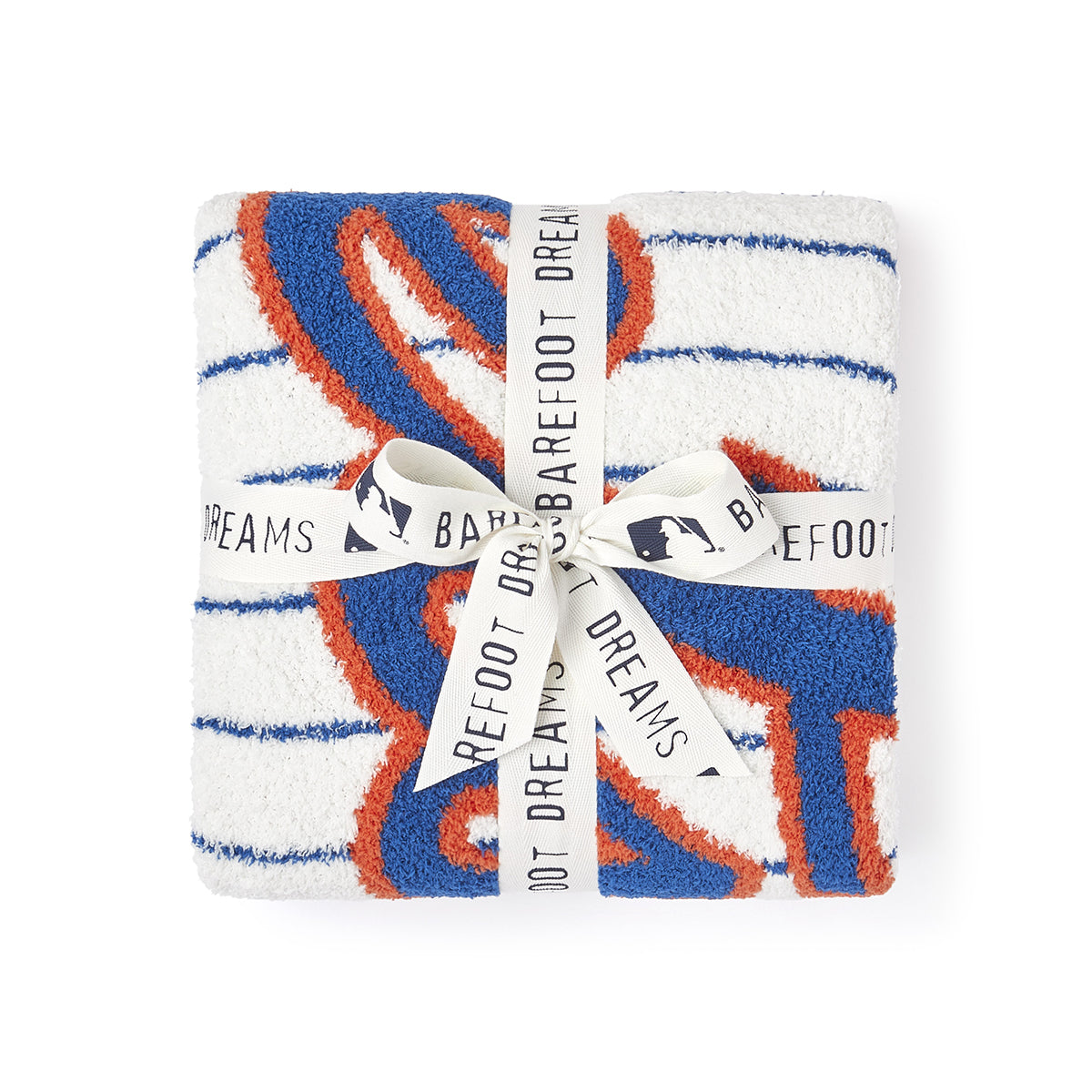 Barefoot Dreams - CozyChic New York Mets Stroller Blanket - 30"x40" - Trend Accessories