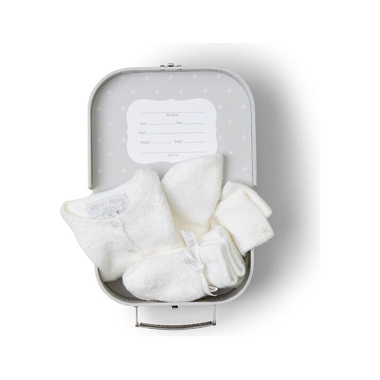 Barefoot Dreams - Cozychic Lite Classic Newborn Set - Pearl - Infants