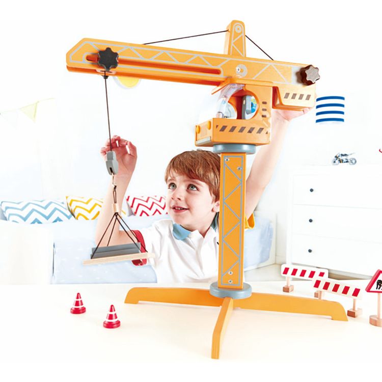 Hape - Crane Lift - Vehicles