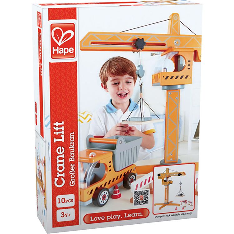 Hape - Crane Lift - Vehicles