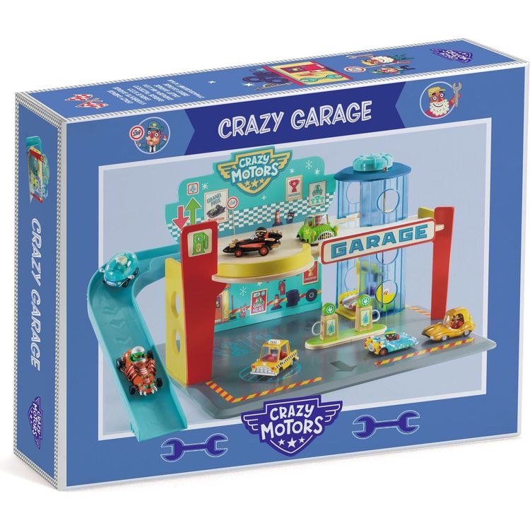 Djeco - Crazy Motors Garage - Vehicles
