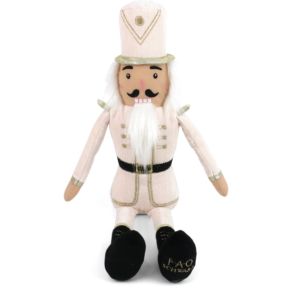 FAO Schwarz - Cream & Gold Nutcracker Plush - Plush