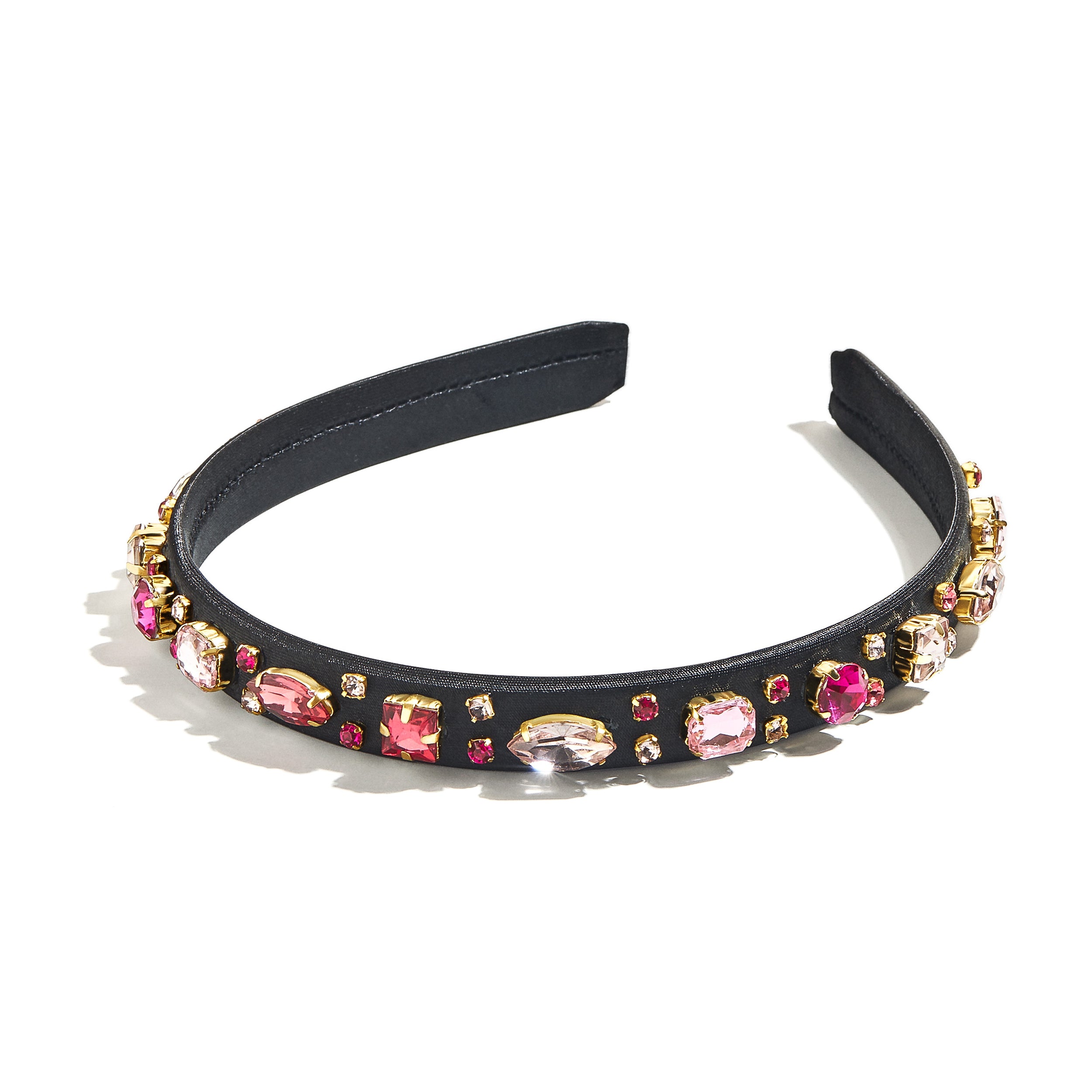 Minibar by BaubleBar - Crown Gems Kids' Headband - Black - Trend Accessories
