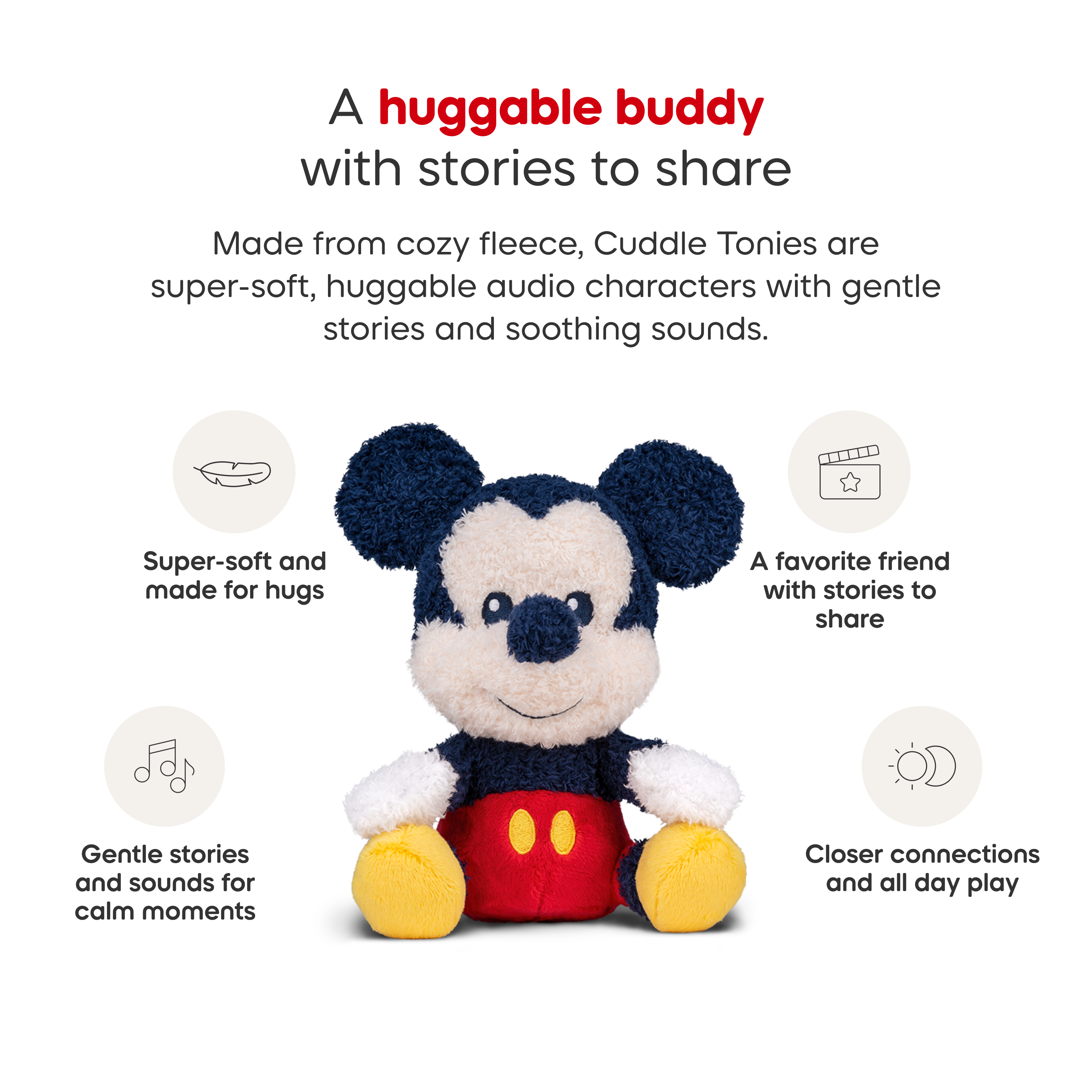 Tonies - Cuddle Tonies: Disney Mickey Mouse - Electronics