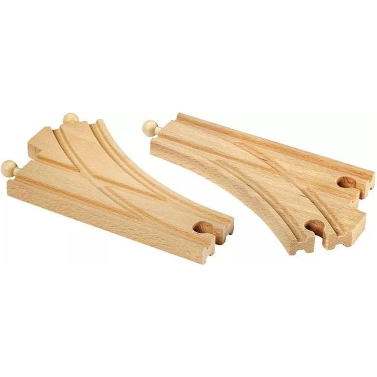 Brio - Curved Switching Tracks - Preschool