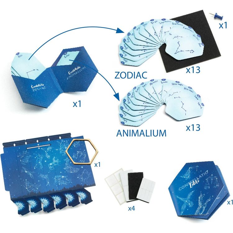 Djeco - DIY Constellations Craft Kit - Creativity