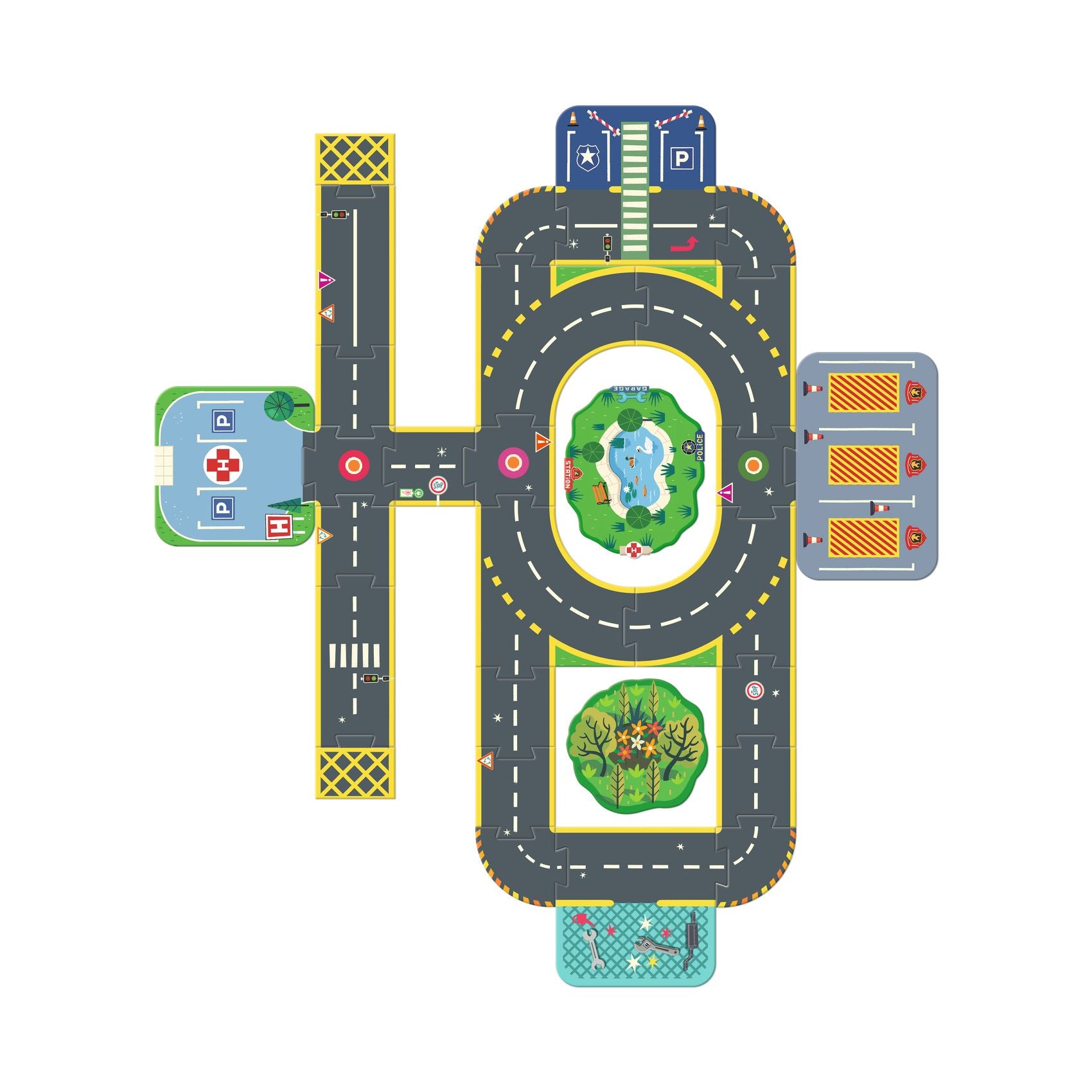 Crazy Motors Puzzle'Up Ville