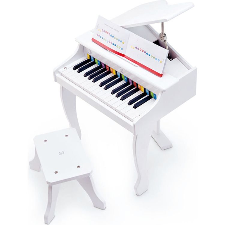 Hape - Deluxe Grand Piano - White - Music