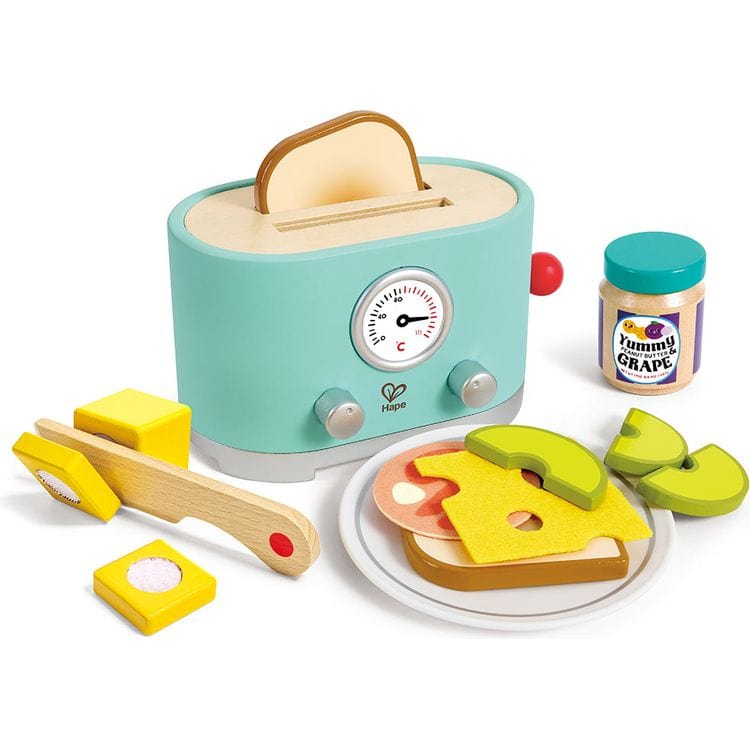 Hape - Ding & Pop-Up Pretend Play Toaster - Preschool