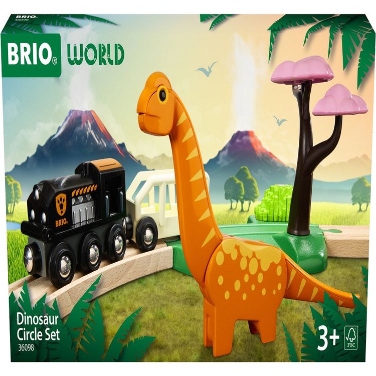 Brio - Dinosaur Circle Train Set - Preschool