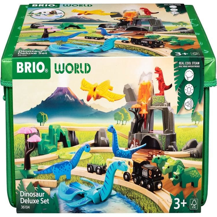 Brio - Dinosaur Deluxe Train Set - Preschool