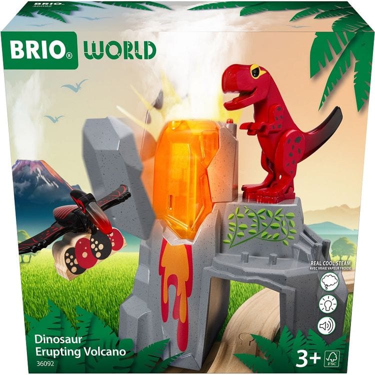 Brio - Dinosaur Erupting Volcano - Preschool