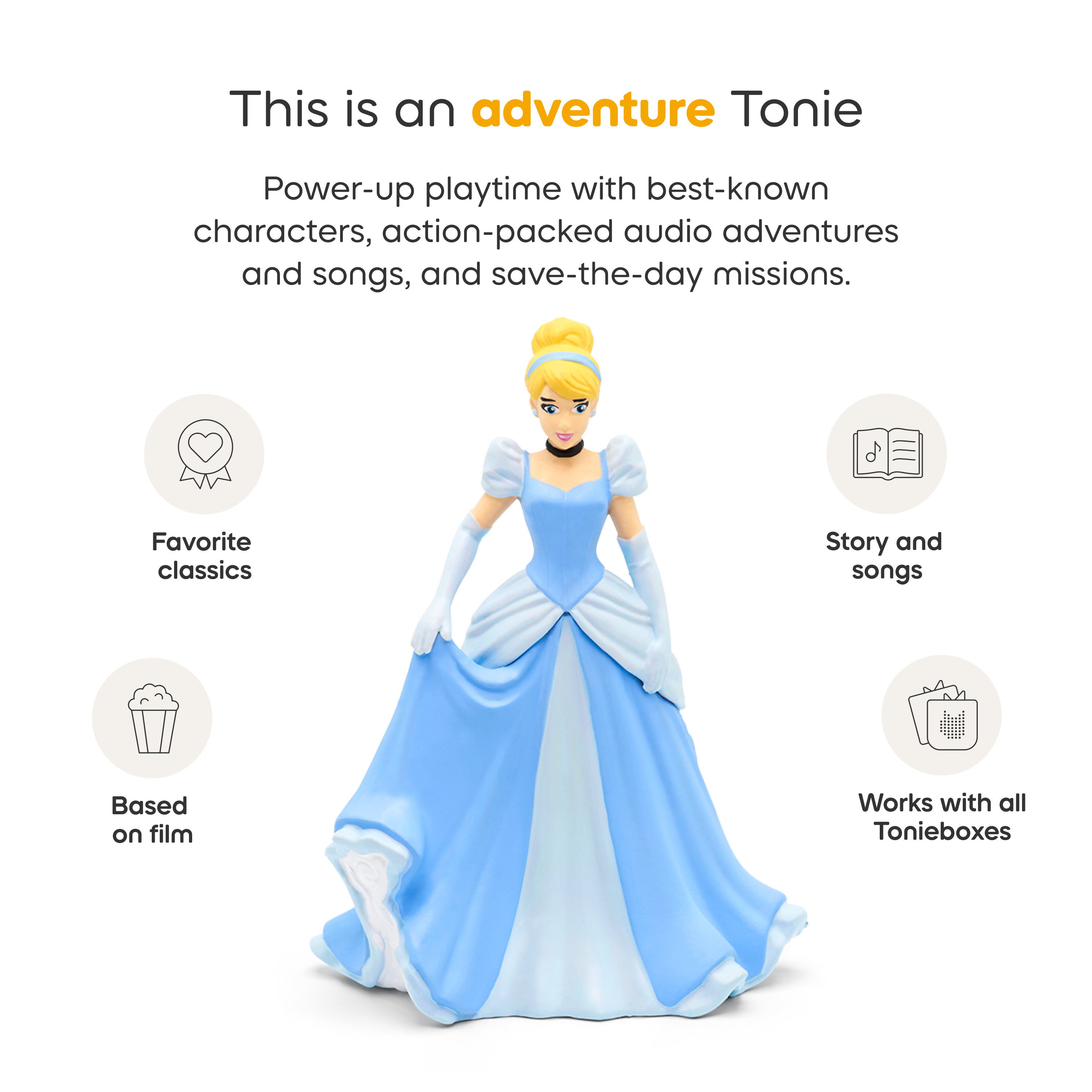 Tonies - Disney Cinderella Tonie - Electronics