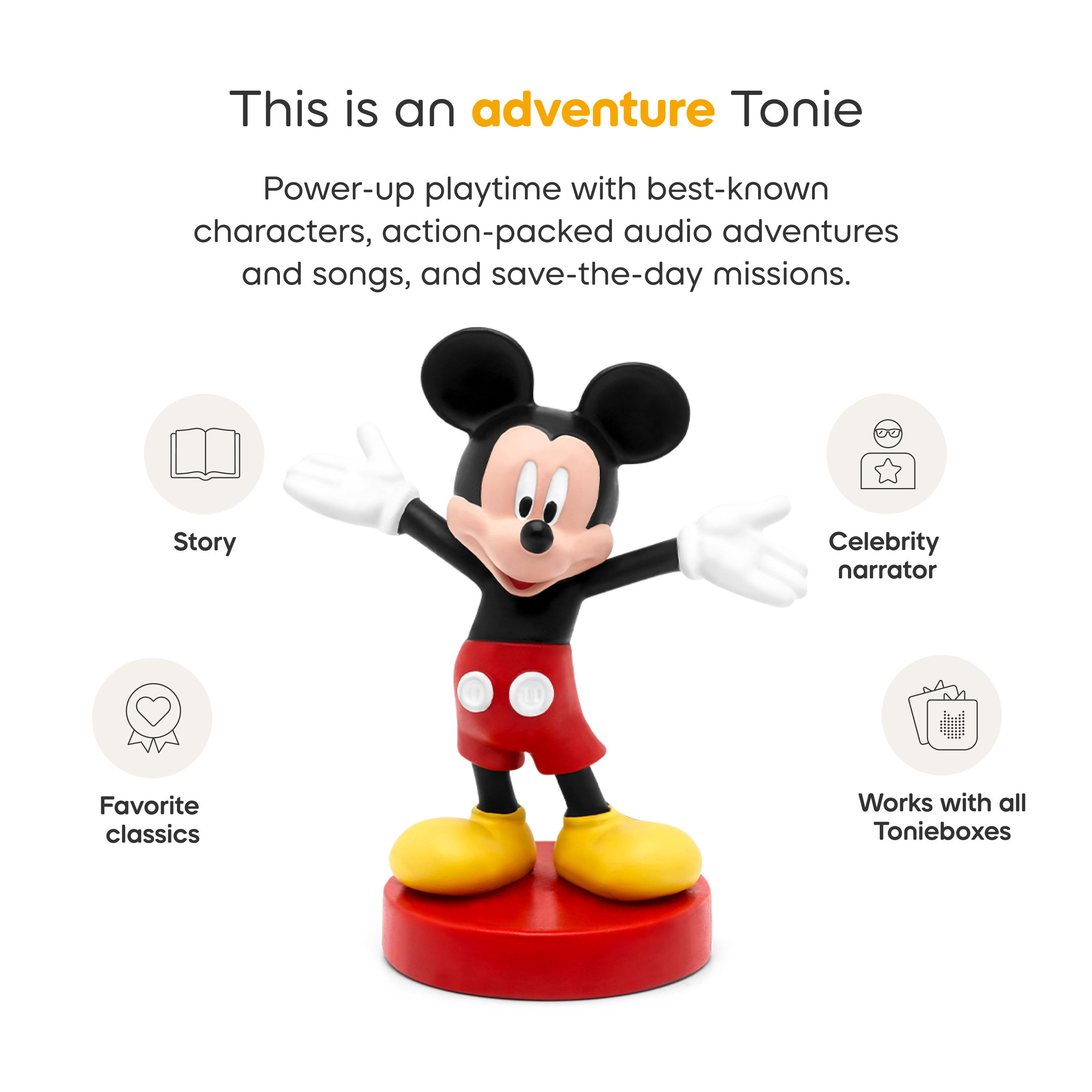 Tonies - Disney Mickey Mouse Tonie - Electronics