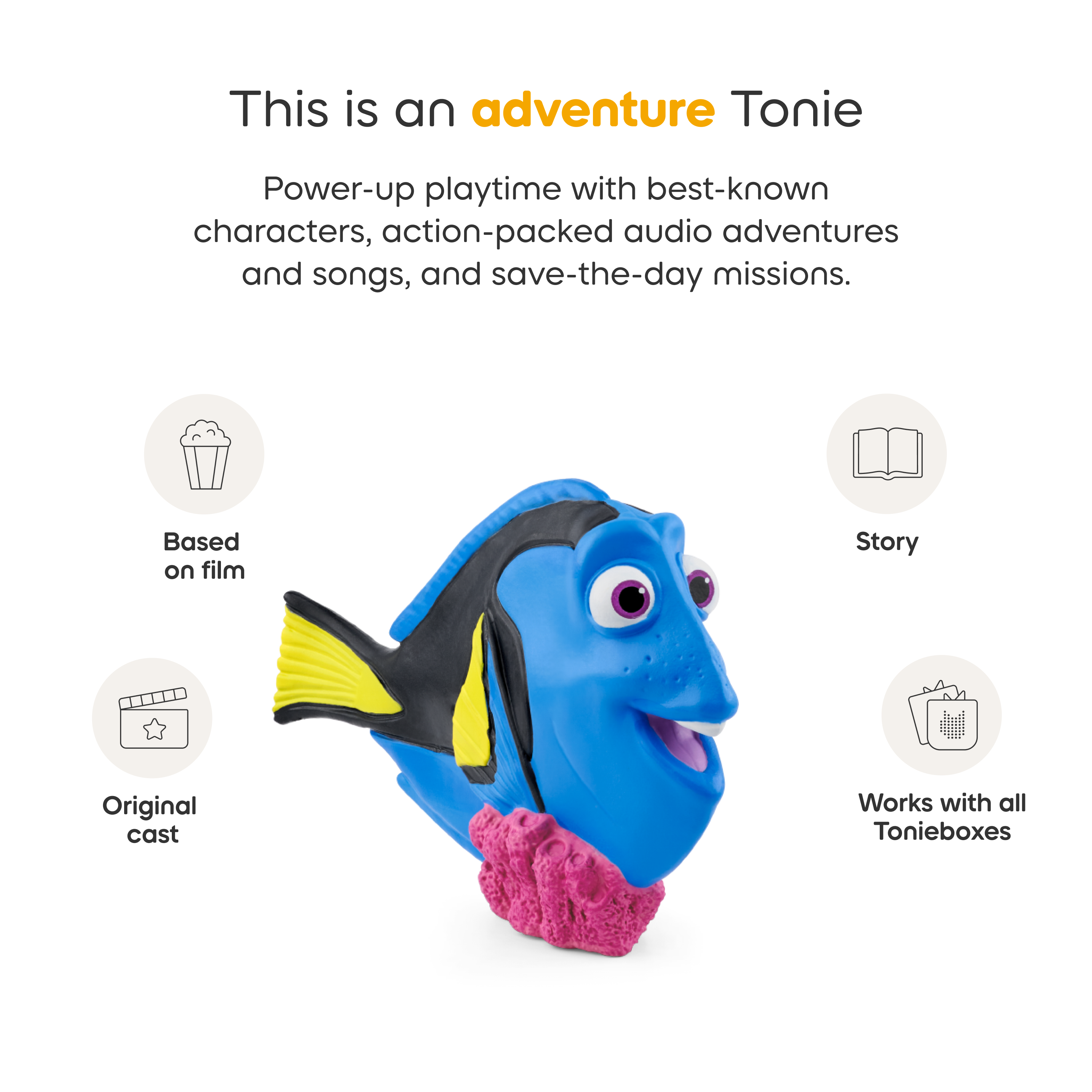 Tonies - Disney & Pixar Finding Dory Tonie - Electronics