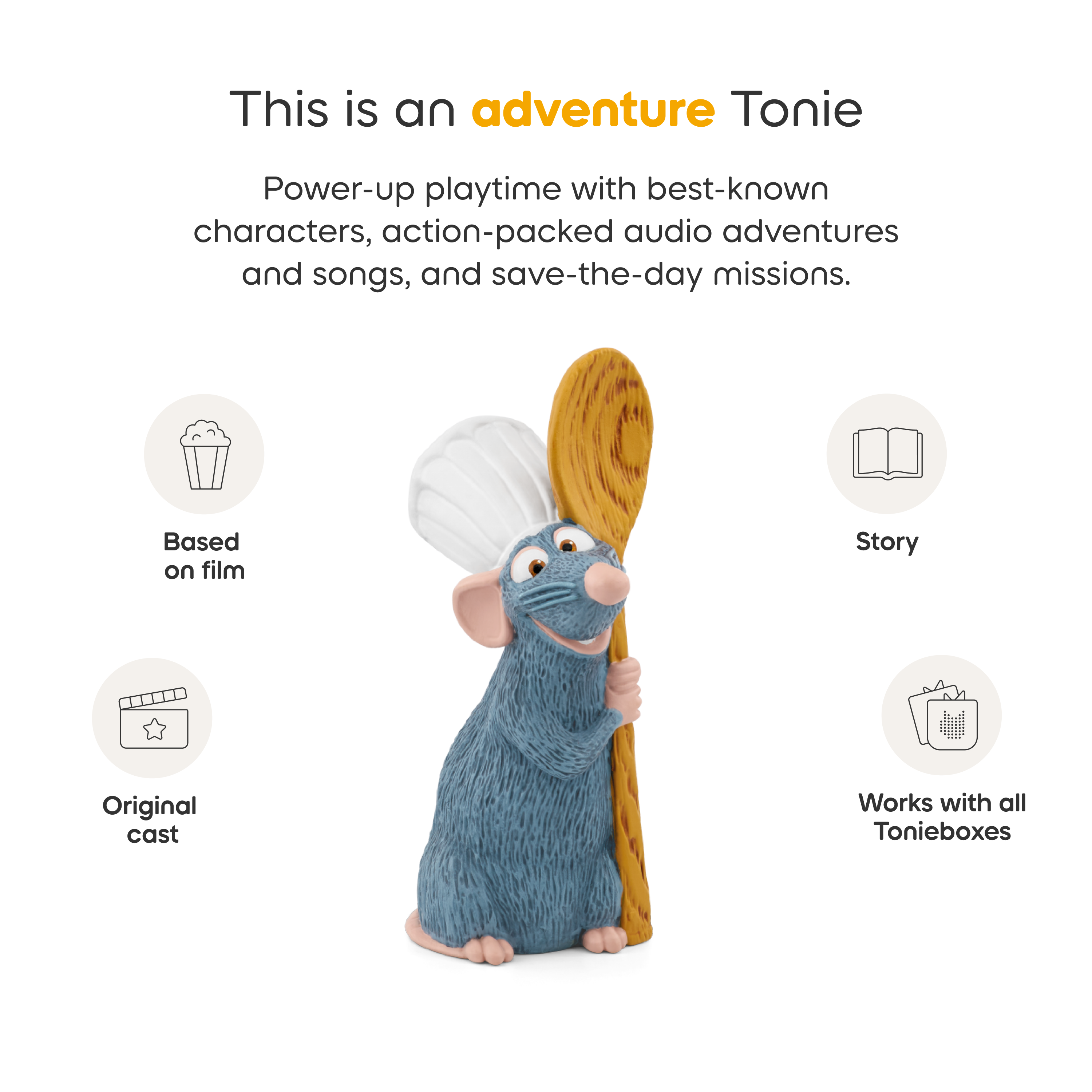 Tonies - Disney & Pixar Ratatouille Tonie - Electronics