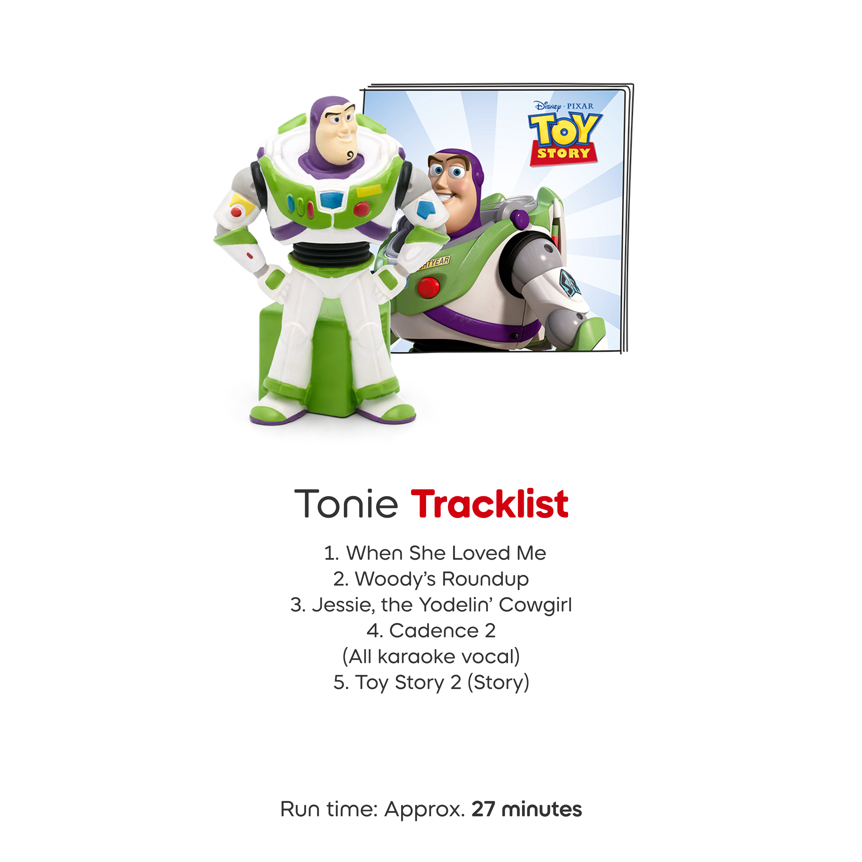 Tonies - Disney & Pixar Toy Story 2: Buzz Lightyear Tonie - Electronics