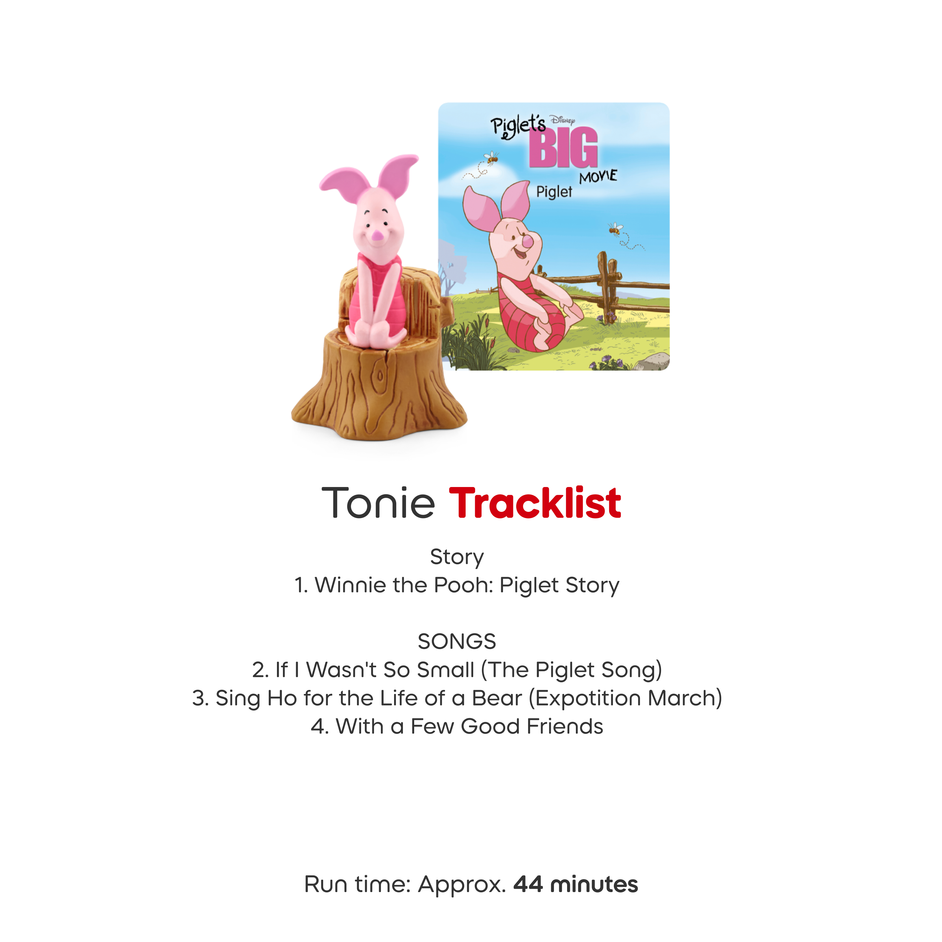 Tonies - Disney Winnie the Pooh: Piglet Tonie - Electronics