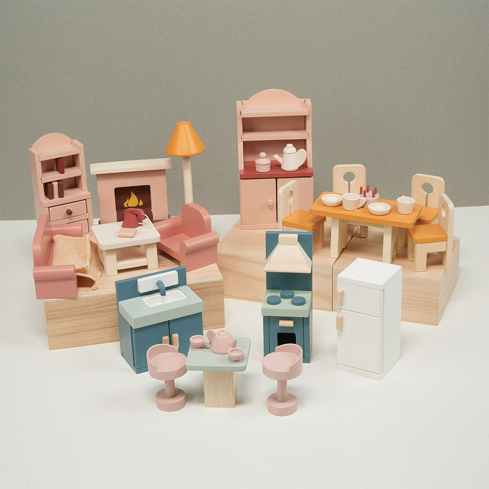 Mentari - Dollhouse Downstairs Furniture Bundle - Dolls