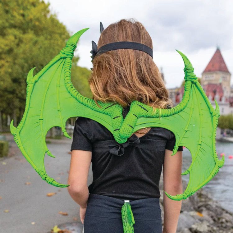 Great Pretenders - Dragon Wings - Green - Dress up