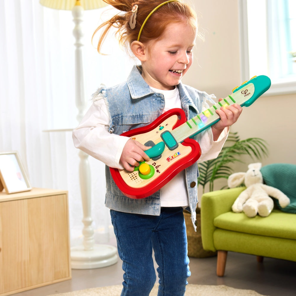 Rainbow Rock Pixel Guitar