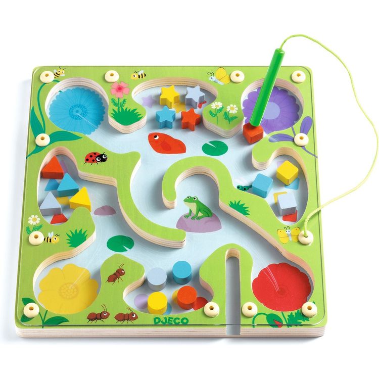 Djeco - EL: FrogyMaze Magnetic Sorting Game - Preschool