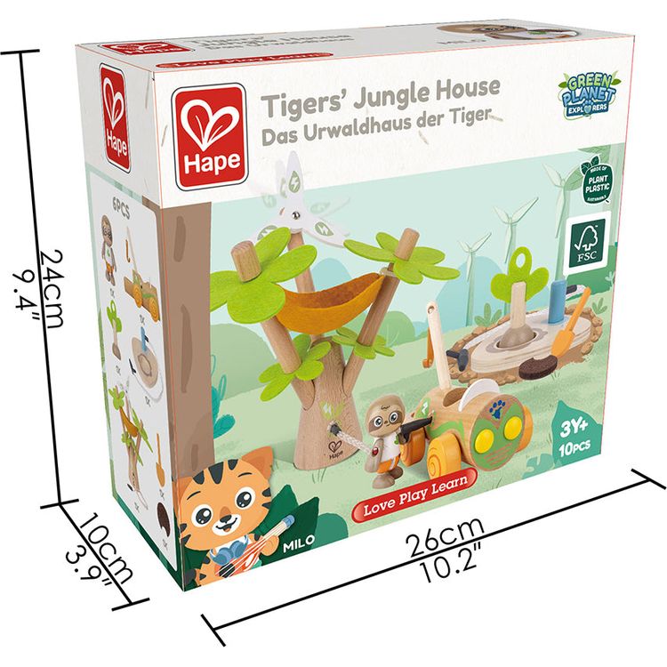 Hape - Electric Wind Turbine Car Toy - Preschool