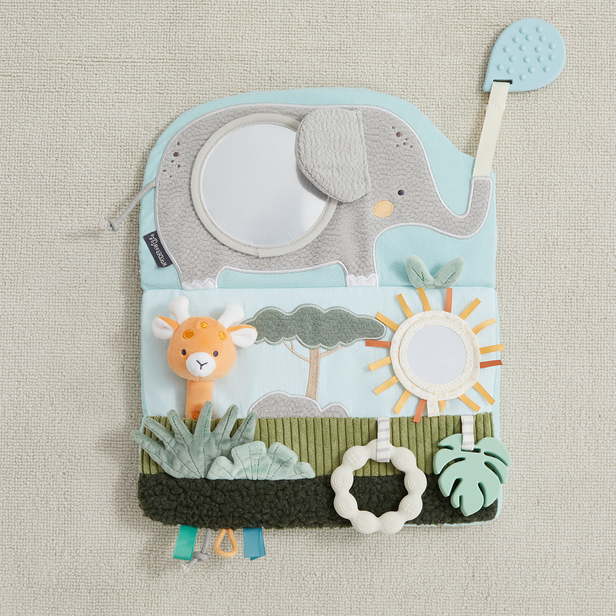 Wonder & Wise - Elephant Tummy Time Toy - Infants