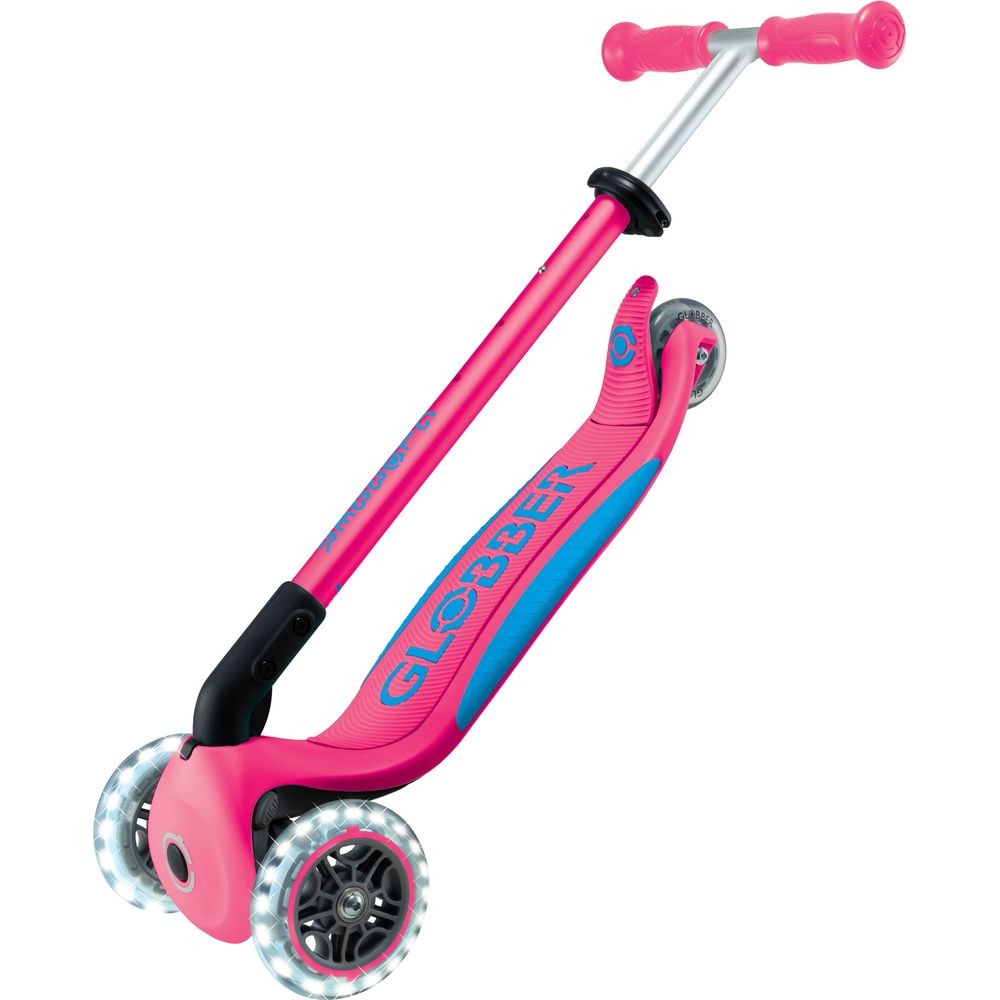 Globber - Elite Lights Scooter - Fuchsia - Outdoor