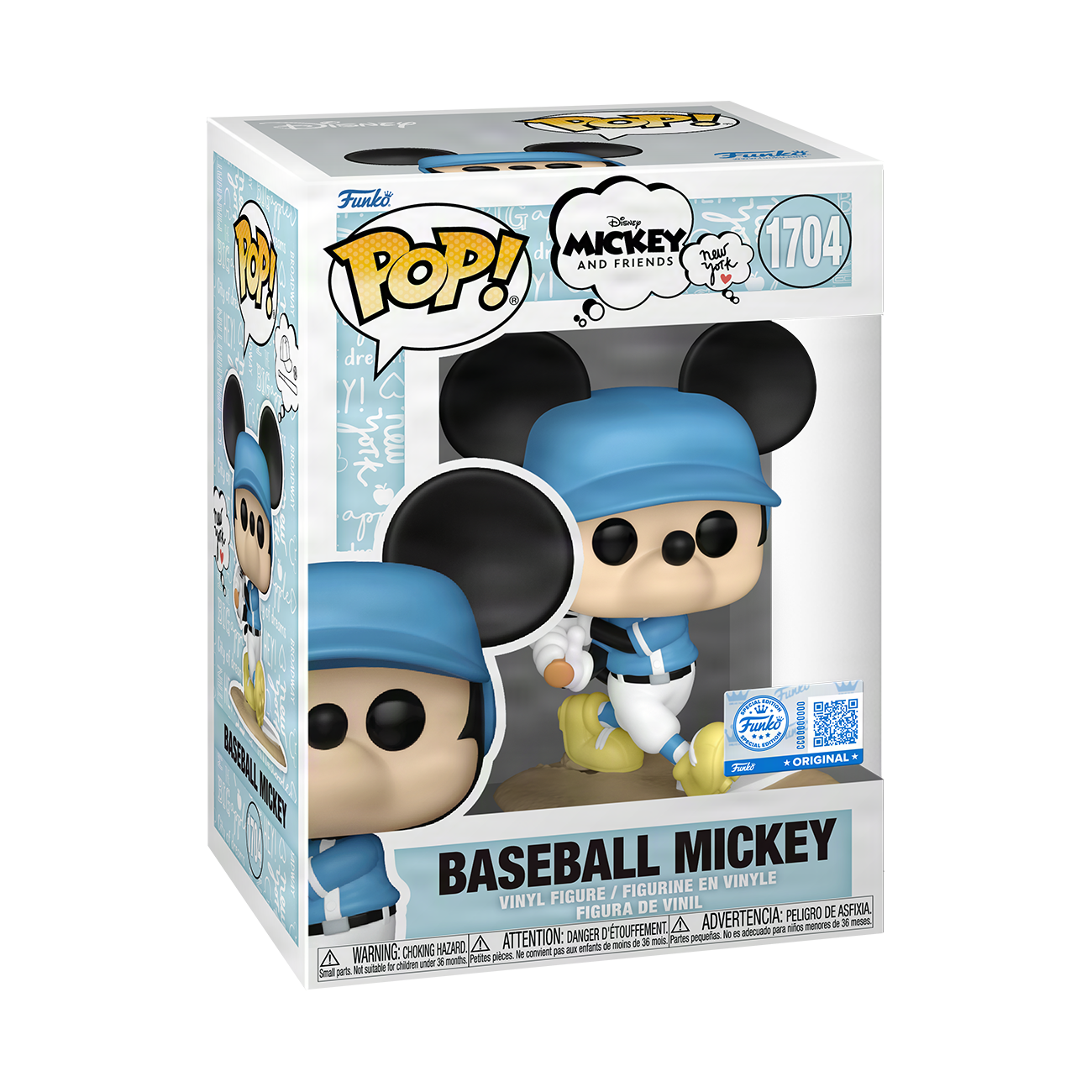 Funko - Exclusive Pop! Mickey Mouse - Baseball - World of Funko