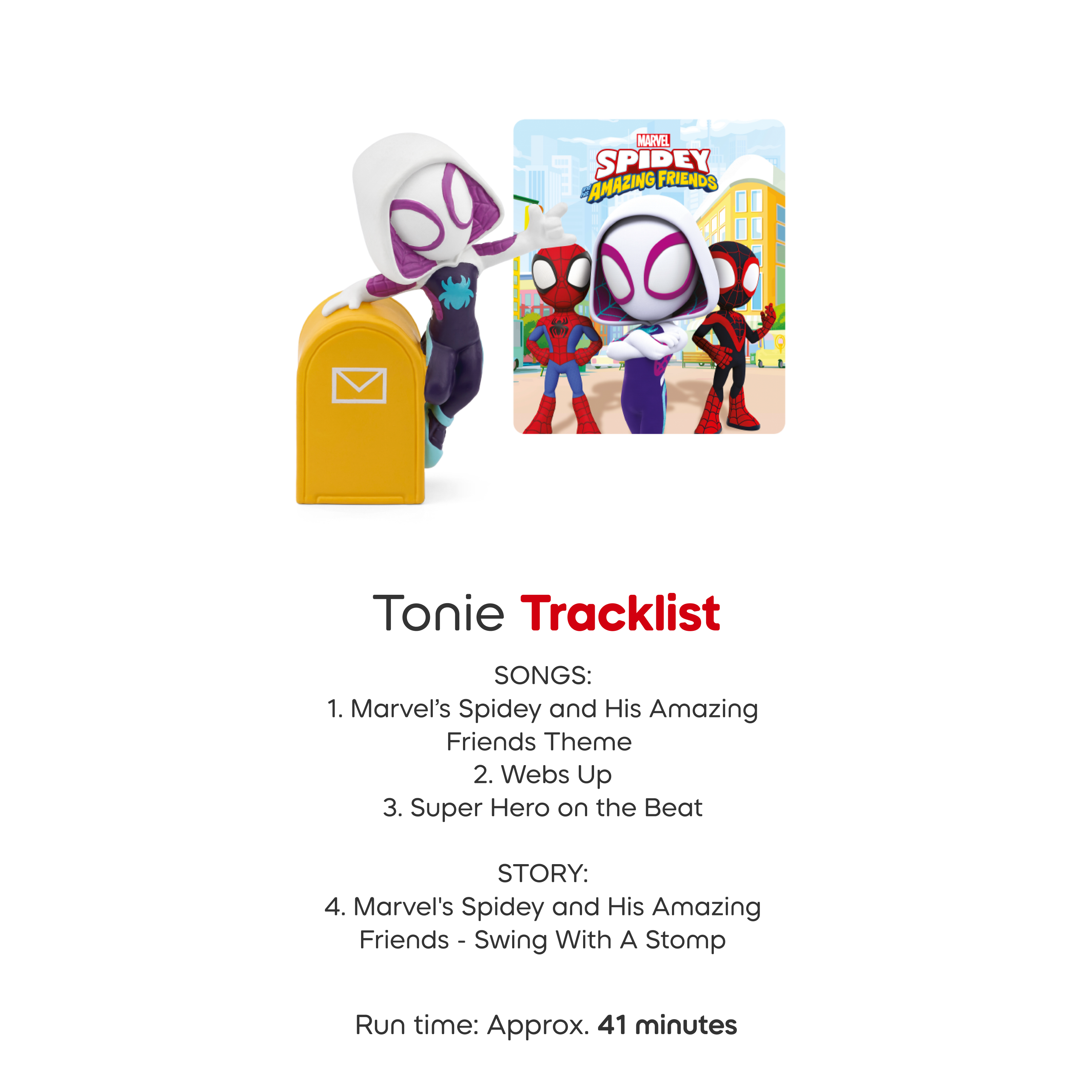 Tonies - Exclusive Toniebox 2 Spidey & Friends Bundle: Sunset Red - Electronics