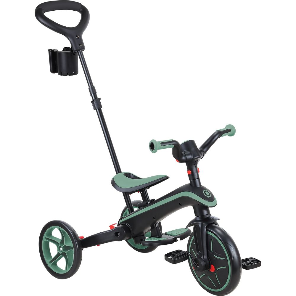 Globber - Explorer Foldable Trike 4 in 1 - Olive - Outdoor