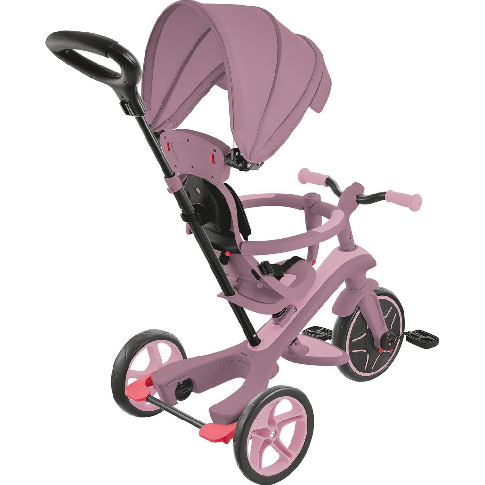 Globber - Explorer Trike Eco 4-in-1 - Berry - Outdoor