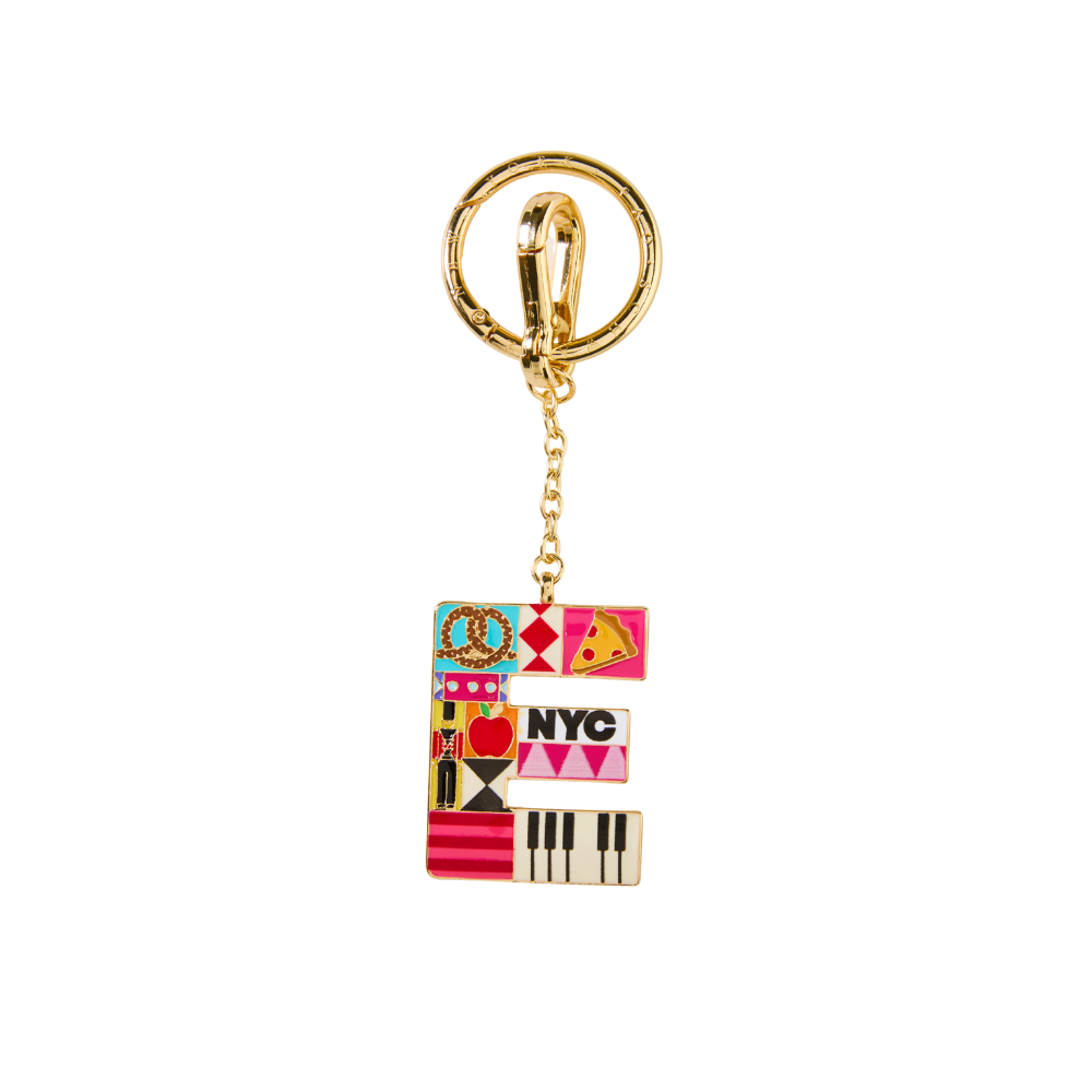 FAO Schwarz - FAO Initial Keychain - E - Souvenirs