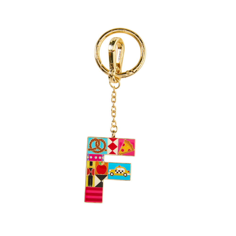 FAO Schwarz - FAO Initial Keychain - F - Souvenirs