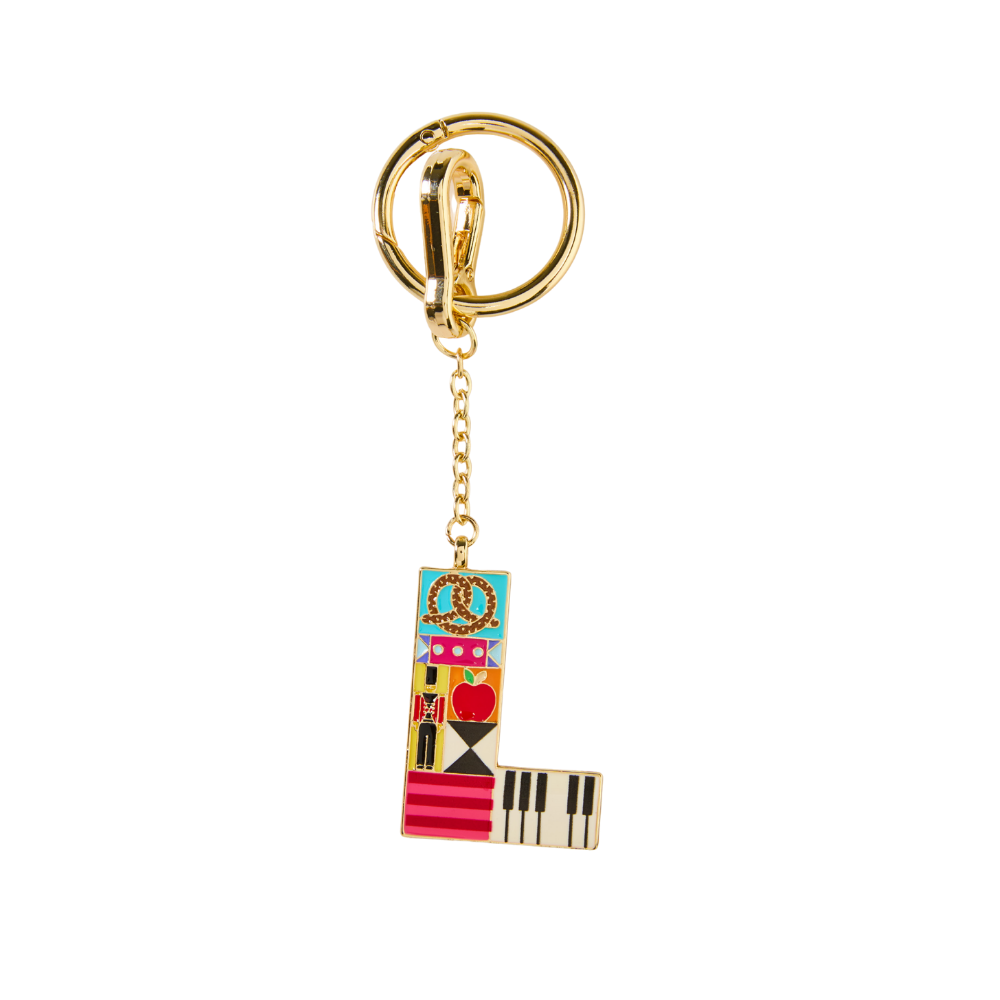 FAO Schwarz - FAO Initial Keychain - L - Souvenirs