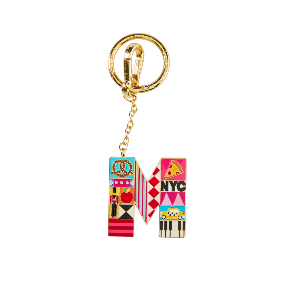 FAO Schwarz - FAO Initial Keychain - M - Souvenirs