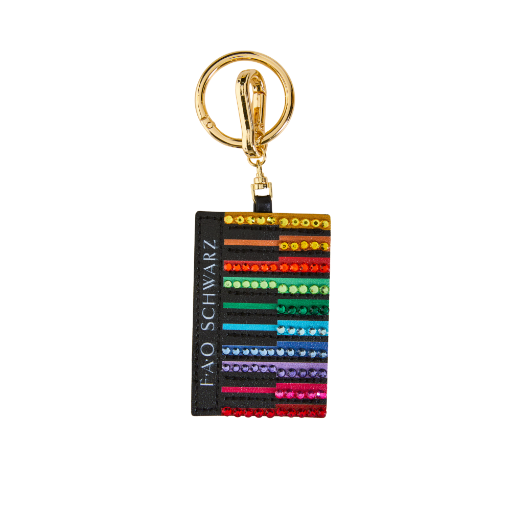 FAO Schwarz - FAO Rainbow Piano Keychain - Souvenirs