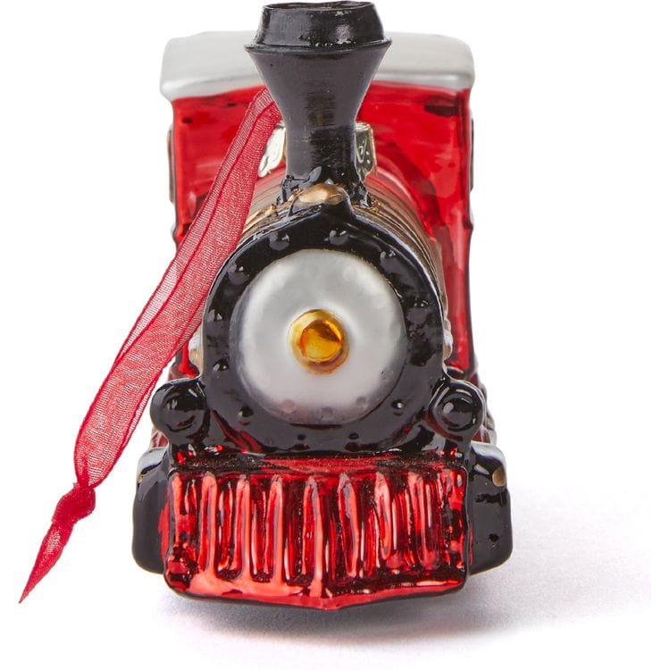 FAO Schwarz - FAO Schwarz Train Glass Ornament - Holiday