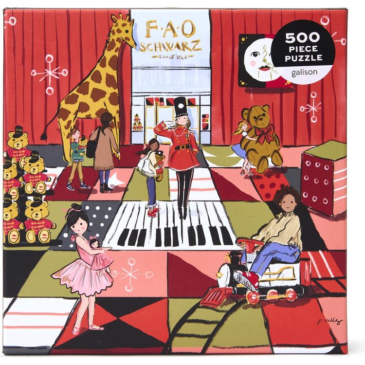 FAO Schwarz - FAO Schwarz Twinkling Toyland 500 Piece Puzzle - Souvenirs