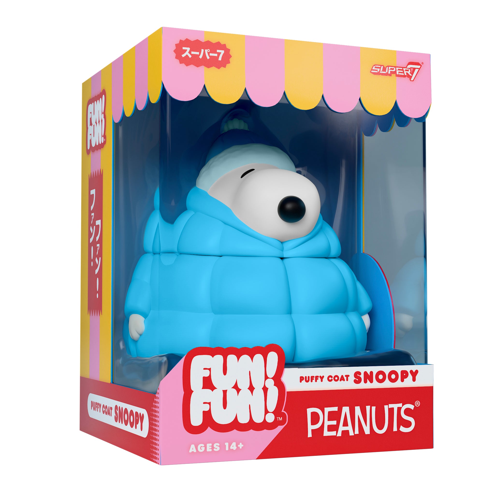 Peanuts Puffy Coat Snoopy FUN! FUN! Figure