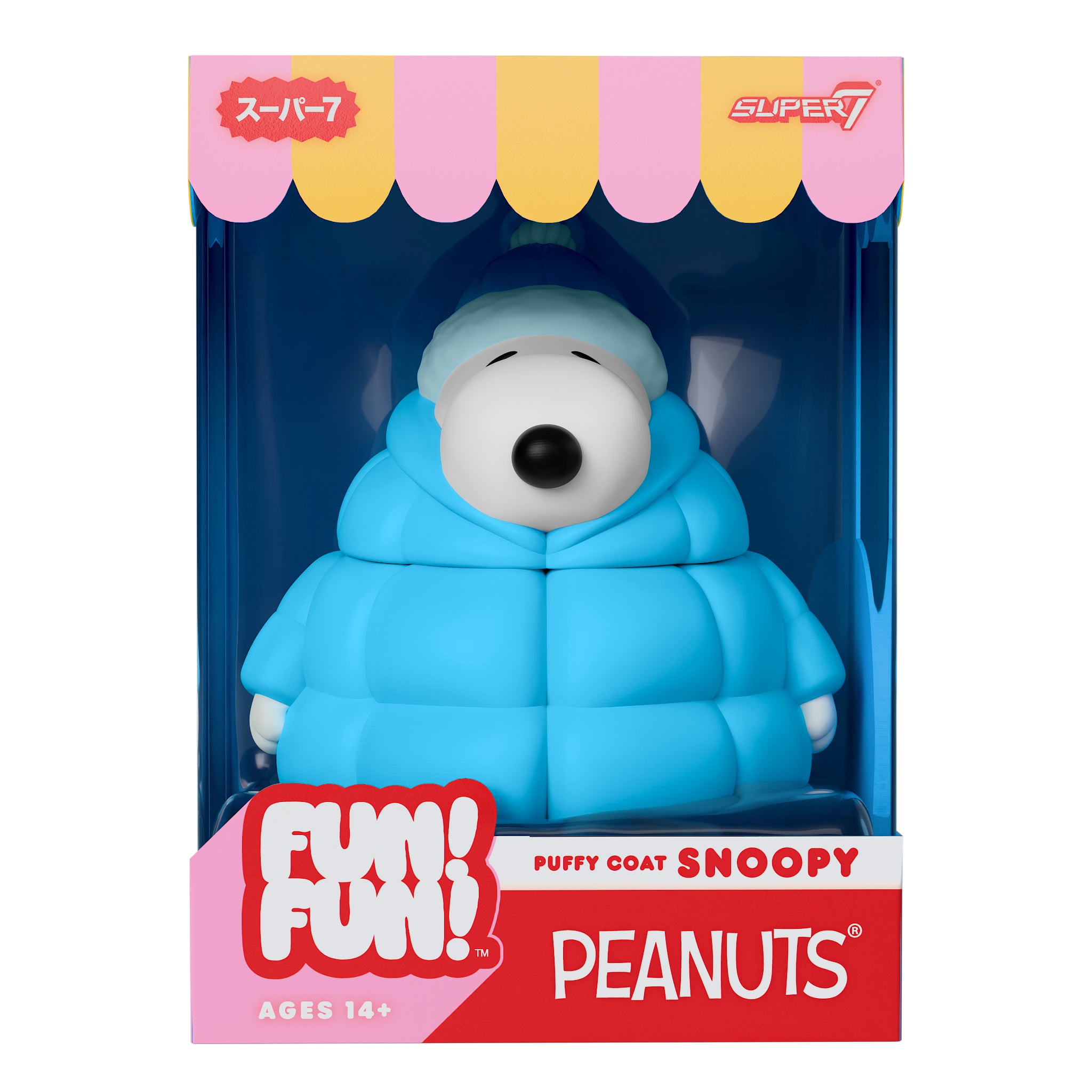 Peanuts Puffy Coat Snoopy FUN! FUN! Figure